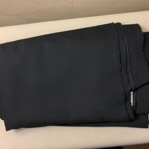 Black Wool Blend Suiting Mood Fabric 3 Yards